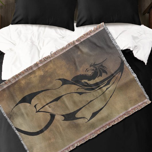 Stone Tile Dragon Deken