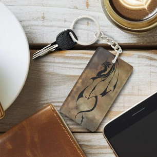 Stone Tile Dragon Sleutelhanger