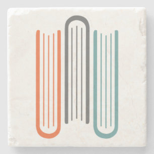 Stone Tile Onderzetter 3 Boeken WNBA Logo