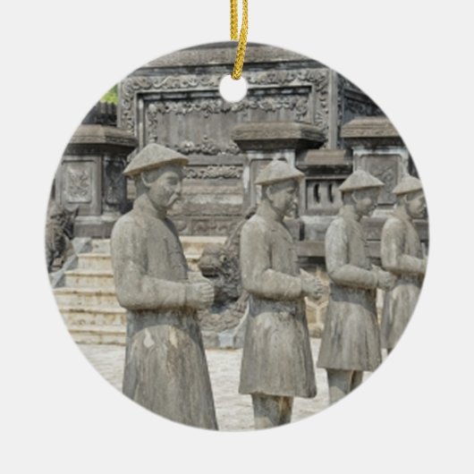 Stone Tomb-beelden Keramisch Ornament (Voorkant)