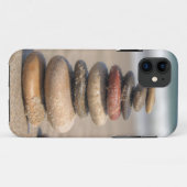 Stone toren op strand Case-Mate iPhone case (Achterkant (horizontaal))