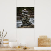 Stone Tower Meditation Poster (Keuken)