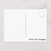 Stone Town, Zanzibar Africa Briefkaart (Achterkant)