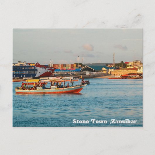 Stone Town, Zanzibar Africa Briefkaart (Voorkant)