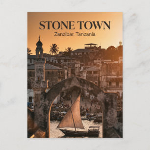 Stone Town, Zanzibar Stad, West-Zanzibar Briefkaart