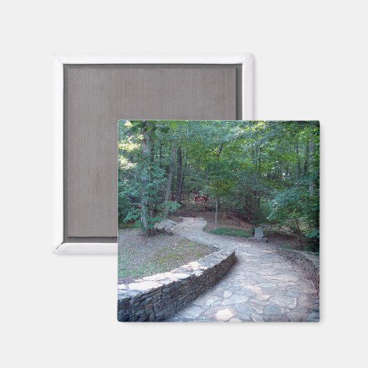 Stone Walkway East Ridge Trail Amicalola Magnet (Voorkant / Achterkant)