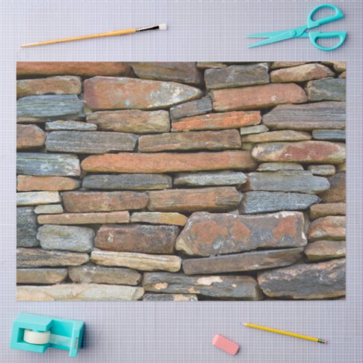 Stone Wall Achtergrond 20x30-decoupage Tissuepapier (Craft)