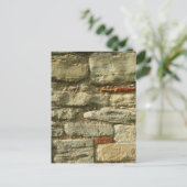 Stone Wall Afbeelding. Briefkaart (Staand voorkant)