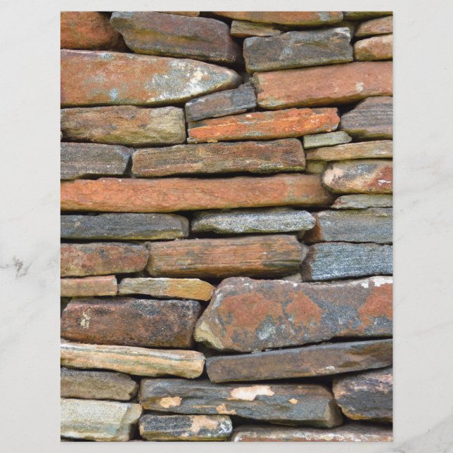 Stone Wall Background Scrapbook (Voorkant)