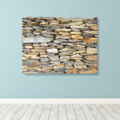 Stone Wall Canvas Afdruk (Insitu (Houten vloer))
