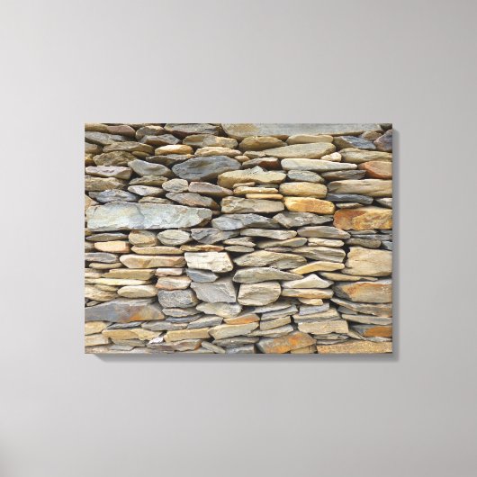 Stone Wall Canvas Afdruk (Voorkant)