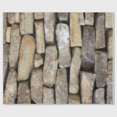 Stone Wall gestapelde Rocks Cadeaupapier (Vlak)
