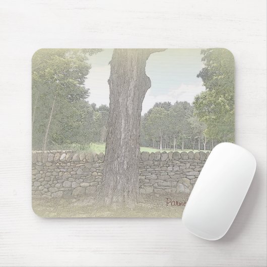 Stone Wall Mousepad Muismat (Met muis)