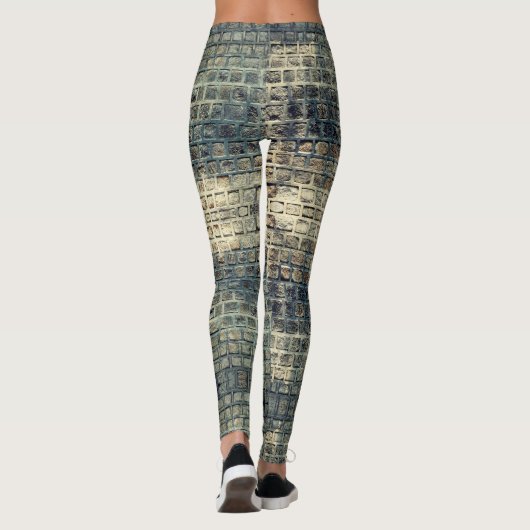Stone Wall - Power Yoga Leggings (Achterkant)