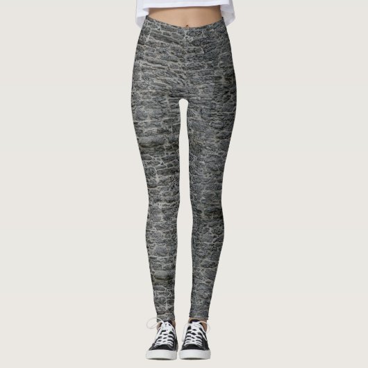 Stone Wall - Power Yoga Leggings (Voorkant)