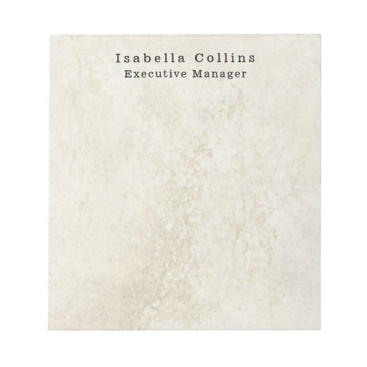 Stone Wall Simple Plain Minimalist Creative Modern Notitieblok (Voorkant)