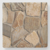 Stone Wall texture, Square onderzetter (Voorkant)