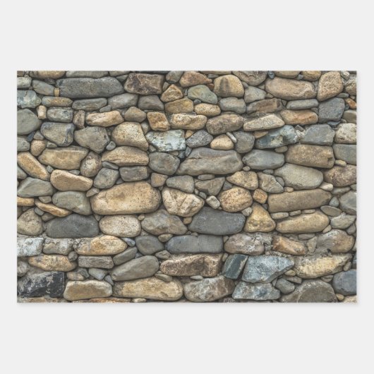 Stone Wall Texture Wrapping Paper (Voorkant 3)