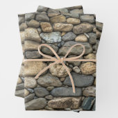 Stone Wall Texture Wrapping Paper (In situ)