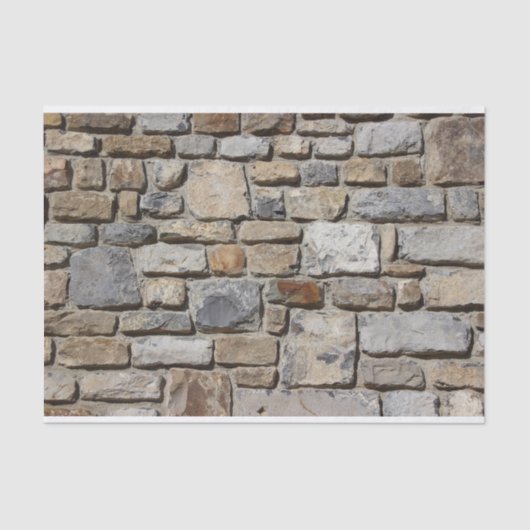 Stone Wall textuur Tissuepapier (Voorkant)