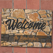 Stone Wall Welkom, aangepaste deurmat