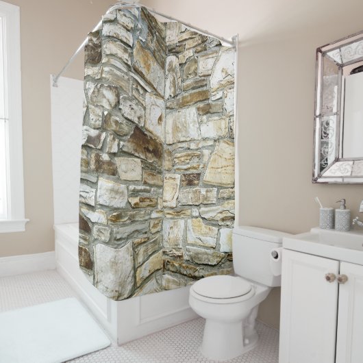 Stone Walls Douchegordijn (In situ)