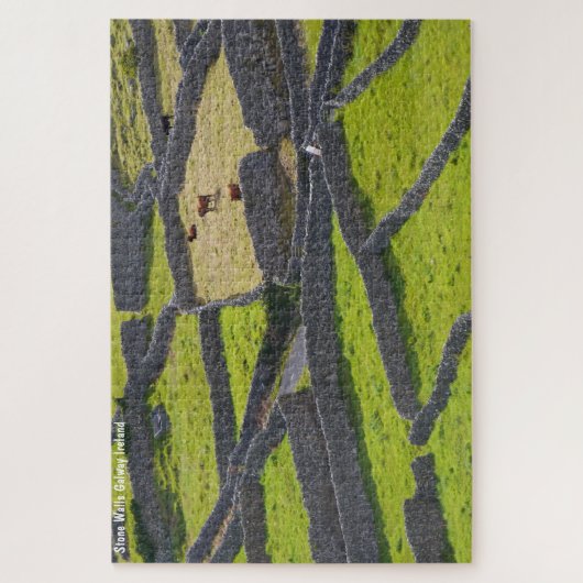 Stone Walls Galway Ireland. Legpuzzel (Verticaal)