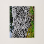 Stone Walls Inisheer Aran Islands Galway Ireland. Legpuzzel (Verticaal)