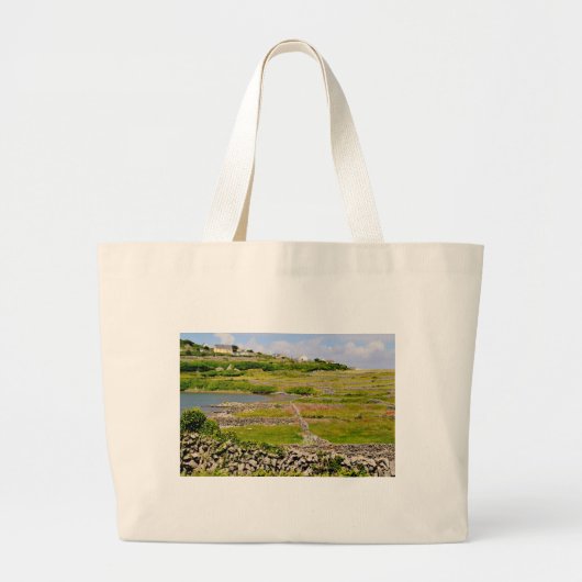Stone Walls of Ireland Grote Tote Bag (Voorkant)