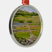Stone Walls of Ireland Metalen Ornament (Rechts)