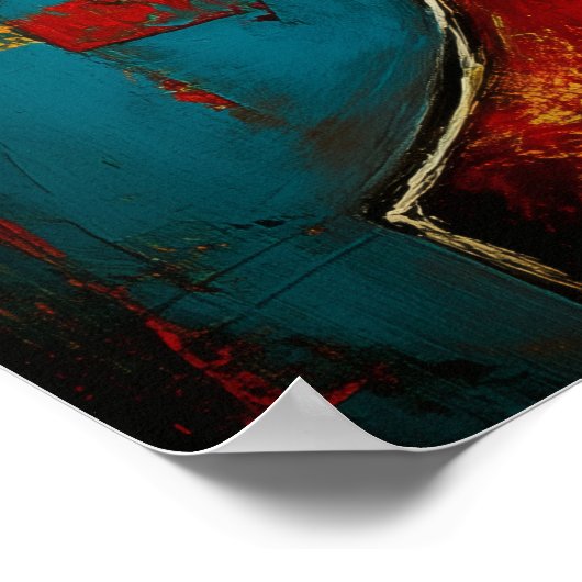 Stone Witness — Contemporary Abstract Expressionis Poster (Hoek)