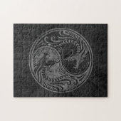 Stone Yin Yang Dragons Legpuzzel (Horizontaal)