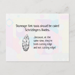 Stoneage Flint Tools - ook bekend als Schrodingers Briefkaart