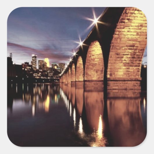 Stonearch Skyline Vierkante Sticker (Voorkant)