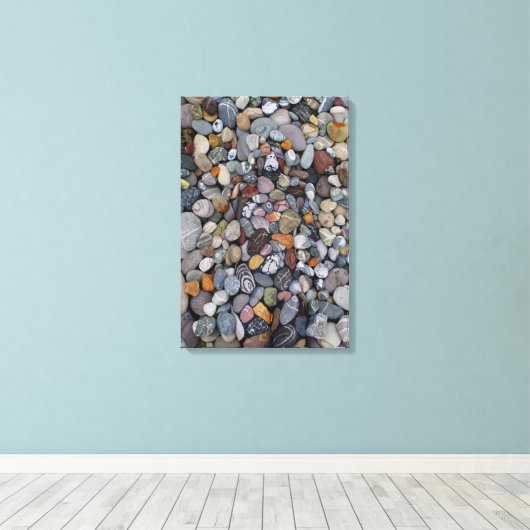 Stonebeach by Johannes Stötter Canvas Afdruk (Insitu (Houten vloer))