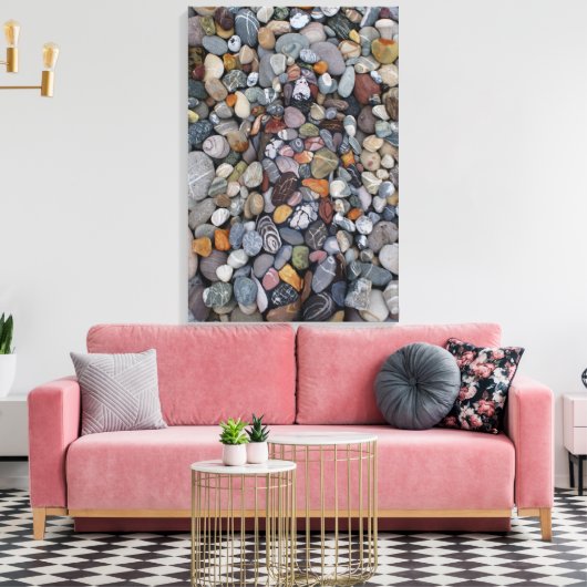 Stonebeach by Johannes Stötter Canvas Afdruk (Insitu (Woonkamer))