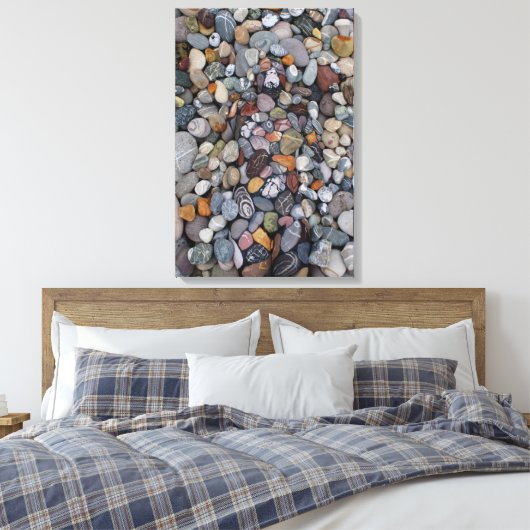 Stonebeach by Johannes Stötter Canvas Afdruk (Insitu (Slaapkamer))