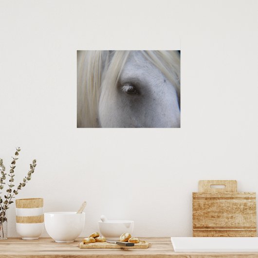 Stonecreek Boerderij Fell Ponies - Alyssum-Eye of  Poster (Keuken)