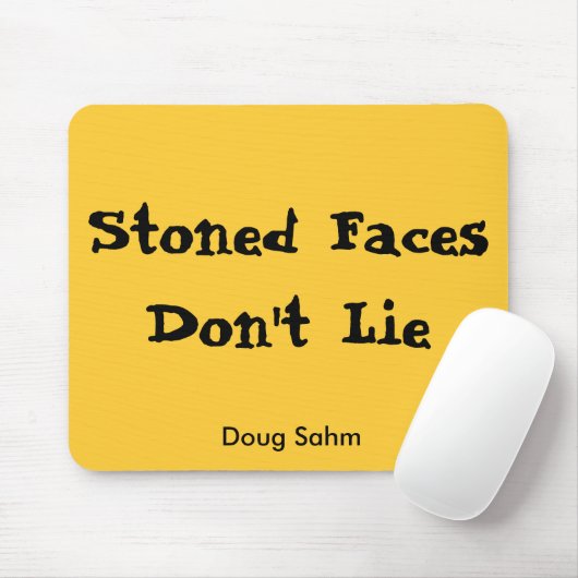 Stoned Faces Mousepad Muismat (Met muis)