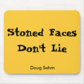 Stoned Faces Mousepad Muismat (Voorkant)