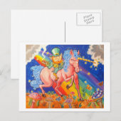 Stoned Leprachaun Briefkaart (Voorkant / Achterkant)