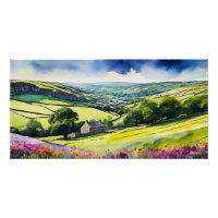 "Stonedale" Breed landschap Yorkshire Dales Scène