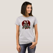 Stonefire Dragons Crest (rood), T-shirt voor vrouw (Voorkant volledig)