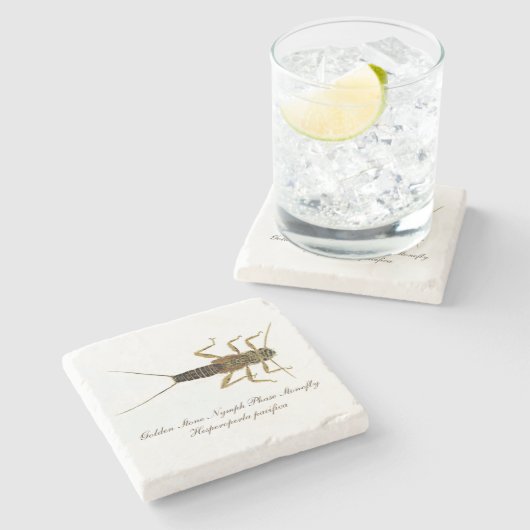 Stonefly Nymph Onderzetter (Zijkant)