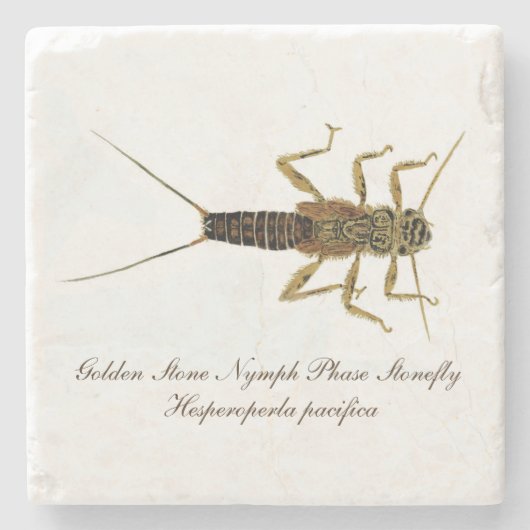 Stonefly Nymph Onderzetter (Voorkant)