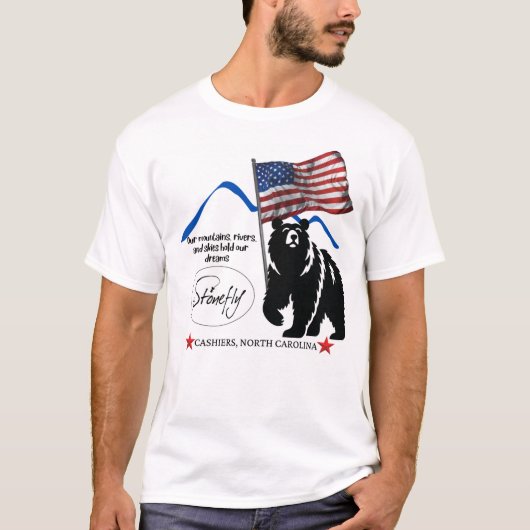 Stonefly Tshirt voor Patriots (Voorkant)