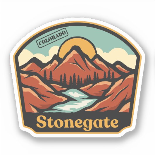 Stonegate, Colorado Sticker (Voorkant)
