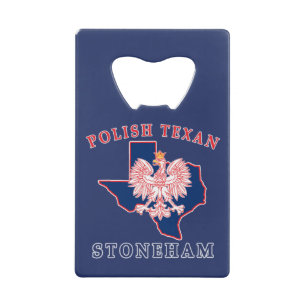Stoneham Poland Texan Creditkaart Flessenopener