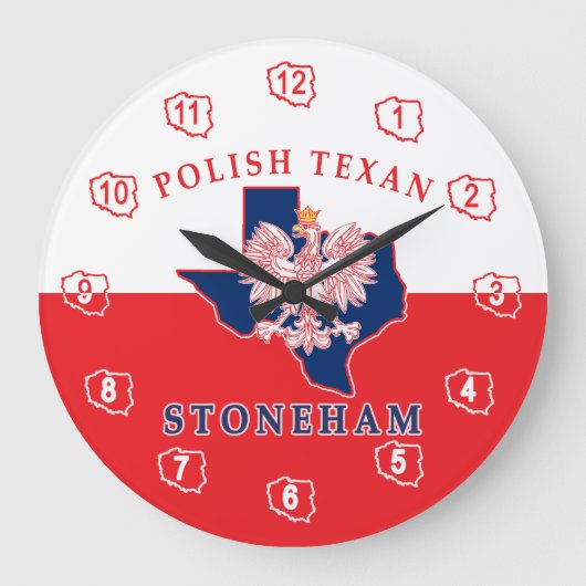 Stoneham Poland Texan Grote Klok (Voorkant)