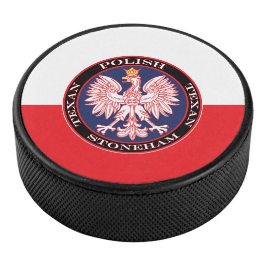 Stoneham Ronde Poolse Texaan Hockey Puck (3/4)